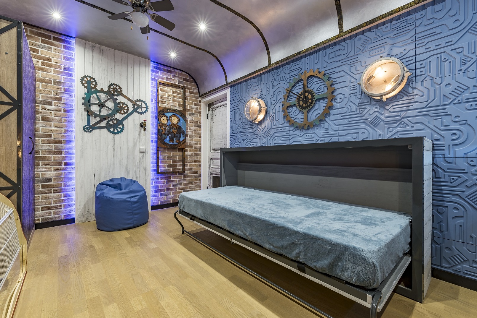 Декоративный камень в детской комнате Декоративный камень в детской комнате