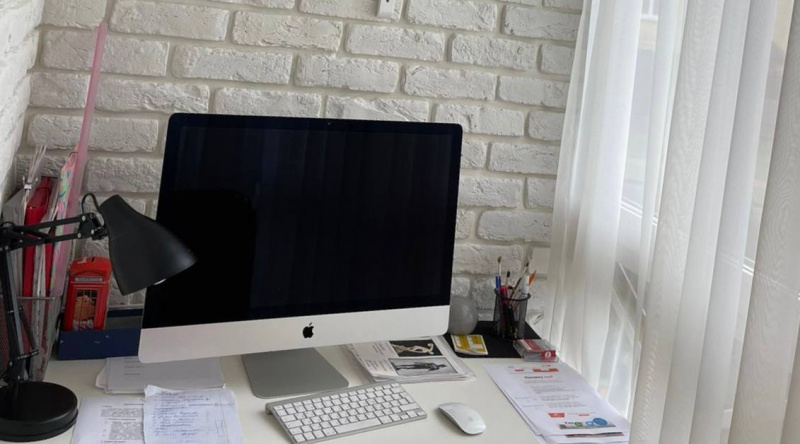 Декоративный камень на балконе 