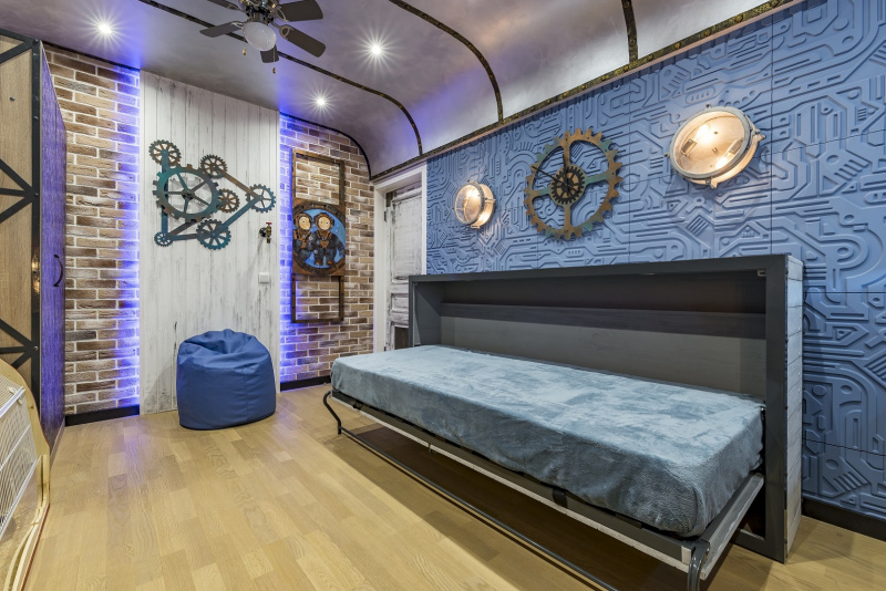 Декоративный камень в детской комнате 