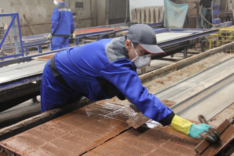 Процесс производства декоративного камня