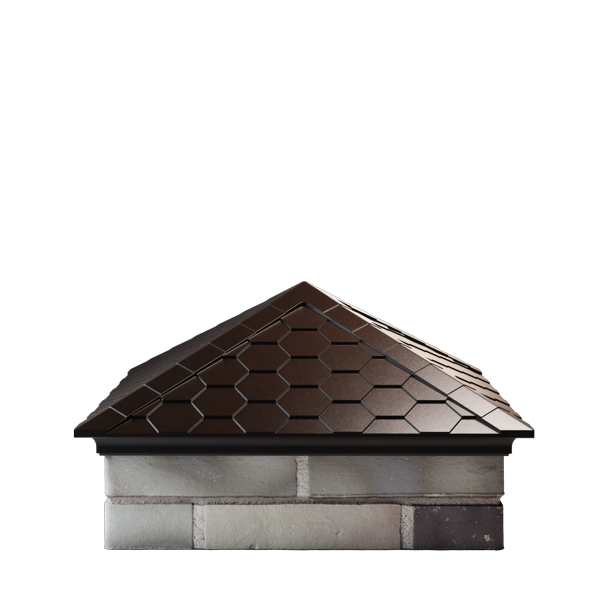 Everest Колпак на столб EVEREST (2х2 кирпича) 535х535, основание