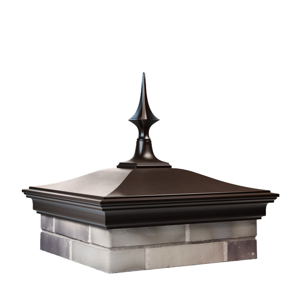 Monblan Колпак на столб Monblan (2х2 кирпича) 520х520, с пикой