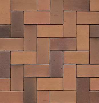 Клинкерная брусчатка WK-PK08S Lachsrot