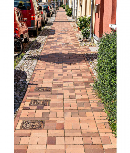 Клинкерная брусчатка WK-PK08S Lachsrot