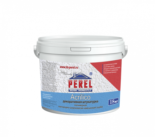 Штукатурка и краска Штукатурка декоративная Perel Acrilico Шуба