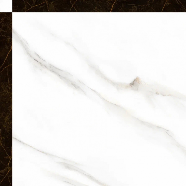 Напольная плитка 49,5 х 49,5 см Керамогранит Eurotile (Иран) 49,5х49,5 KAMILA CALACATTA 826