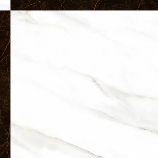 Напольная плитка 49,5 х 49,5 см Керамогранит Eurotile (Иран) 49,5х49,5 KAMILA CALACATTA 826