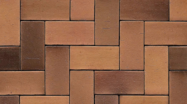 Клинкерная брусчатка WK-PK08S Lachsrot