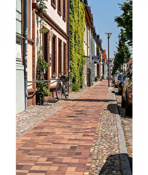 Клинкерная брусчатка WK-PK08S Lachsrot