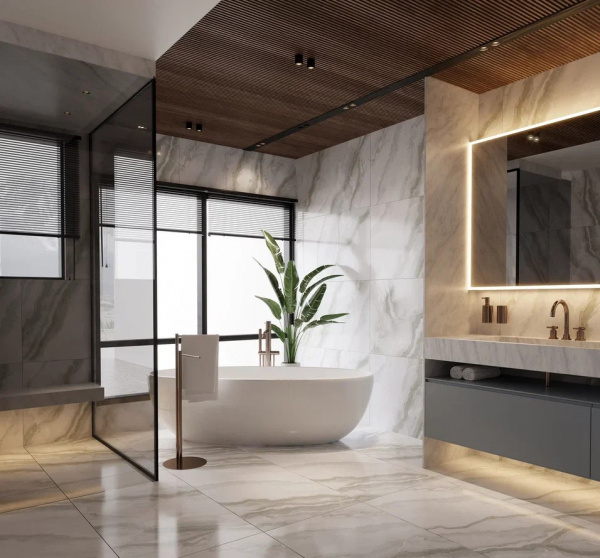 Керамический гранит 60 х 120 см Керамогранит Eurotile (Иран) 60х120 ASTON 715