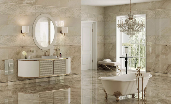 Керамический гранит 60 х 120 см Керамогранит Eurotile (Иран) 60х120 ECLIPSE BEIGE 623